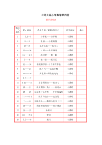 4北师大版小学数学第四册