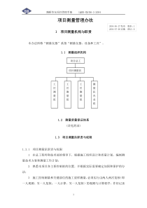 6-3项目测量管理办法