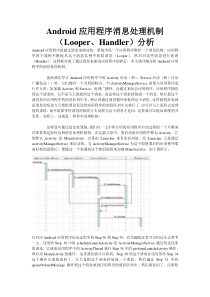 Android应用程序消息处理机制(LooperHandler)分析