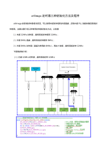 atXmega之定时器三种初始化方法及程序