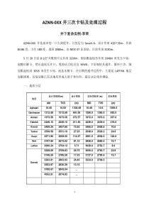 AZNN-0XX井三次卡钻及处理过程