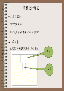 电极设计规范--模具结构设计