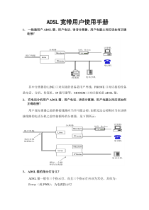 ADSL宽带用户使用手册