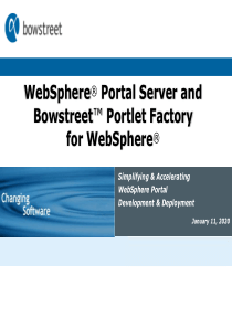 BowstreetPortletFactory开发介绍