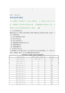 ATA协议学习笔记