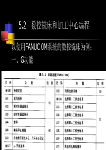 数控铣床和加工中心编程