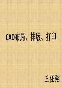 CAD布局排版