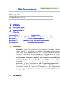 BACKDISORDERSANDINJURIES(oshatechnicalmanual)背部伤害(