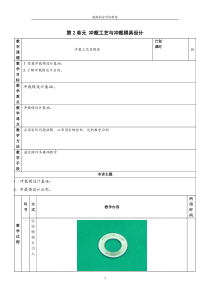 第2单元 冲裁工艺与冲裁模具设计