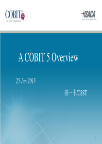 COBIT5培训