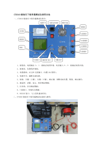 CT5010接地引下线导通测试仪使用方法