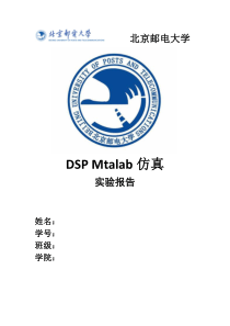 dspMtalab仿真实验报告