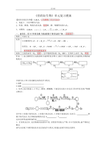 烃的衍生物单元复习教案