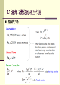 23湍流与燃烧的相互作用