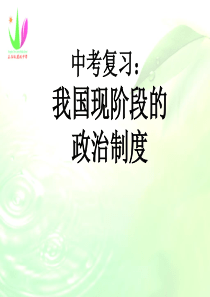 2中考复习我国现阶段的基本政治制度(一)_上课