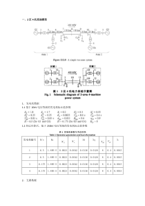 2区4机系统模型