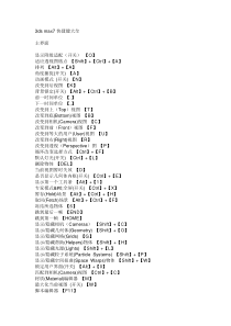 3dsmax7快捷键