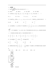 2016年名校高考模拟重组卷数学(理)卷(一)