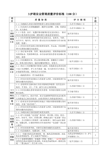 3护理安全管理质量评价标准2015