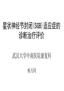 3星状神经节封闭(SGB)适应症(修改).