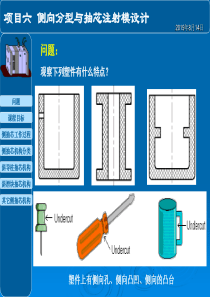 项目六侧向分型与抽芯注塑模具设计