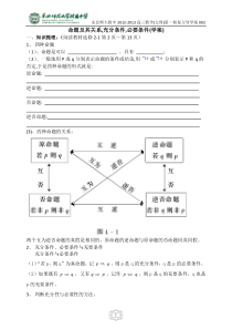 2东北师大附属中学高三第一轮复习导学案命题及其关系,充分条件,必要条件B