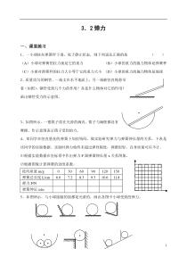 3.2弹力练习题(含答案)