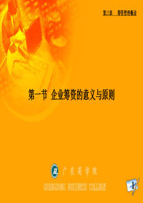 31企业筹资的意义与原则