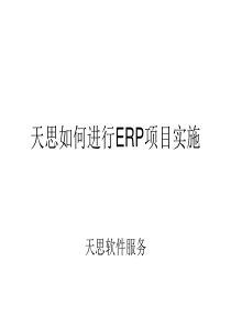 天思ERP-EAI专案实施管理方法