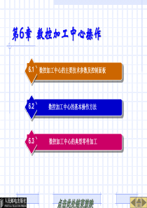 第六章 数控加工中心操作