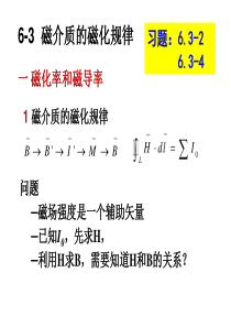 63磁介质的磁化规律