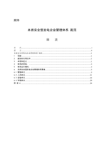 6中国大唐集团公司本质安全型发电企业管理体系规范