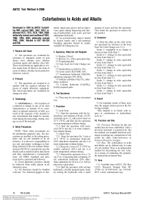 AATCC-6-2006-耐酸和耐碱色牢度