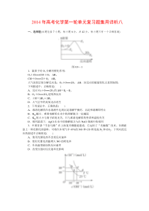 2014年高考化学第一轮单元复习题集用详析八