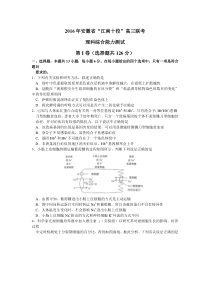 2016年安徽省“江南十校”高三联考