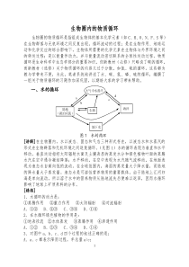 生物圈内的物质循环