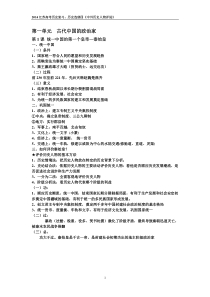 2014江苏高考历史复习历史选修四《中外历史人物评说》