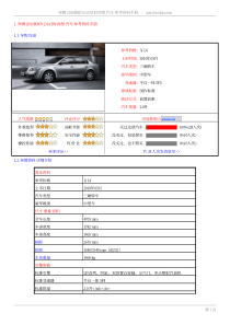 奔腾XXXX款B7020AT时尚型汽车参考资料手册