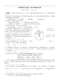 2015中考数学热点专题统计与概率的应用