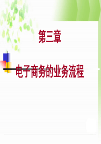 电子商务的业务流程