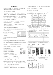 2015化学中考试题一