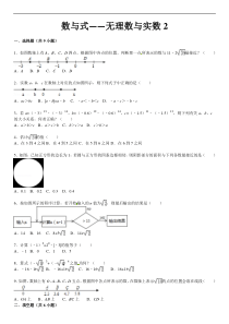 2015届中考总复习精练精析2 无理数与实数(2)含答案解析