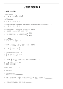 2015届中考总复习精练精析2无理数与实数含答案解析