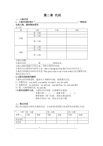 小学英语语法代词的用法及练习题