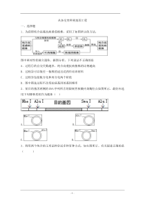 2017届人教版从杂交育种到基因工程单元检测