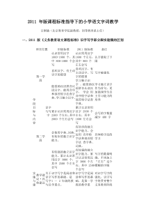 2015年版课程标准指导下的小学语文字词教学