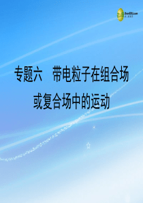 2015高考物理二轮复习(备考导航+热点透析)带电粒子在组合场或复合场中的运动课件.