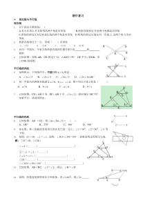 2014人教版七年级数学下册期中复习题_