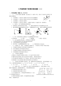 2014人教版八年级物理下册期末测试题(二)含答案