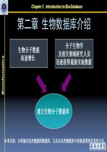 第2章 生物数据库介绍